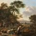 Landscape with a Fallen Tree, Peasants and Huntsmen